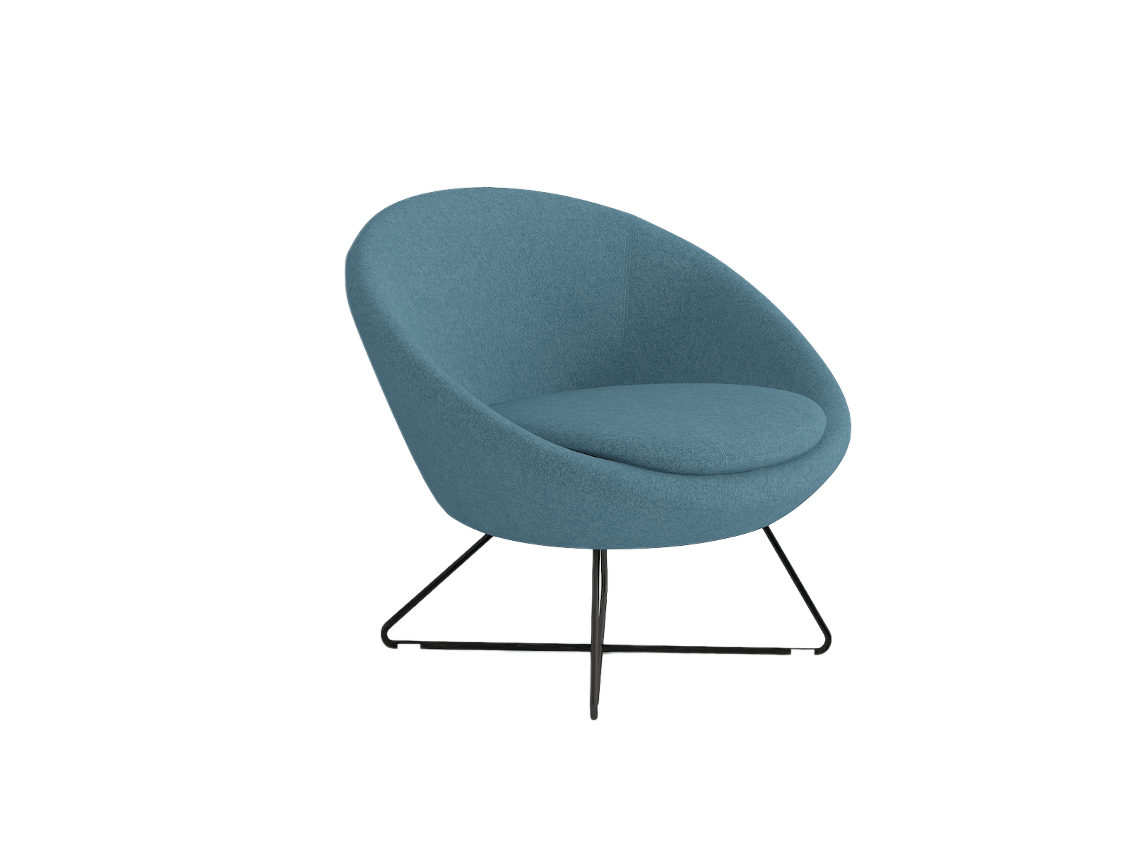 a223 eggshell shaped single leisure chair | modern accent chair