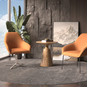 a222 luxury enveloping leisure chair | 2 optional bases (copy)