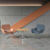 a236 geometric hollow out swivel chair | height adjustable luxury chair (copy)