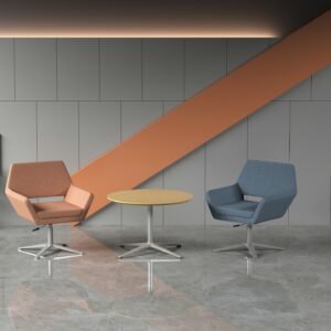 a236 geometric hollow out swivel chair | height adjustable luxury chair (copy)