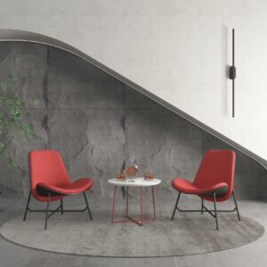 y620 split shell curved lounge accent chair with matte black metal frame | factory wholesale (copy)