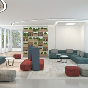 model f838 modular sofa (real scene effect)