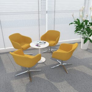 a217 multi functional modular ergonomic leisure fabric chair | custom base options (real scene effect)