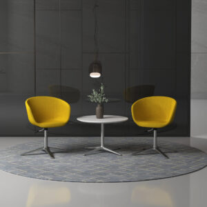 a233 multi base eggshell leisure chair | 3 optional chair bases (copy)