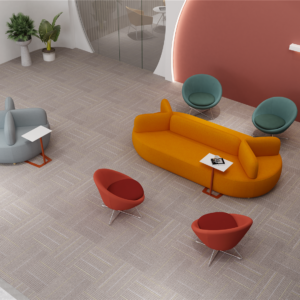 f232 irregular curved modular combination sofa for commercial lobby & office waiting lounge