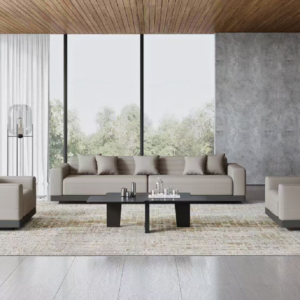 f819 modern minimalist fabric & leather sofa set (copy)