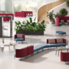 model f839 modular sofa (real scene effect)